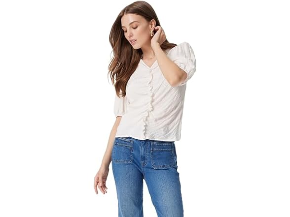 Sam Edelman Women Dakota Puff Short Sleeve Top