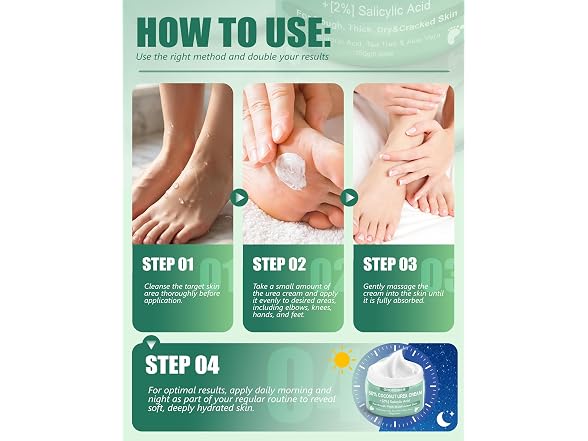 Grocerism 50% Coconut Urea Foot Cream Pack of 2