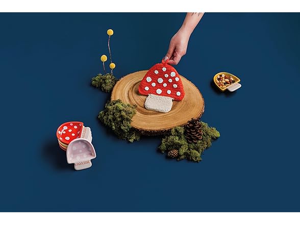 Jubilee Toadstool 2oz Stoneware Pinch Bowls Set of 6