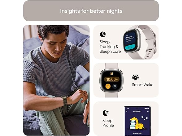 Fitbit Sense 2Platinum/White (Open Box)