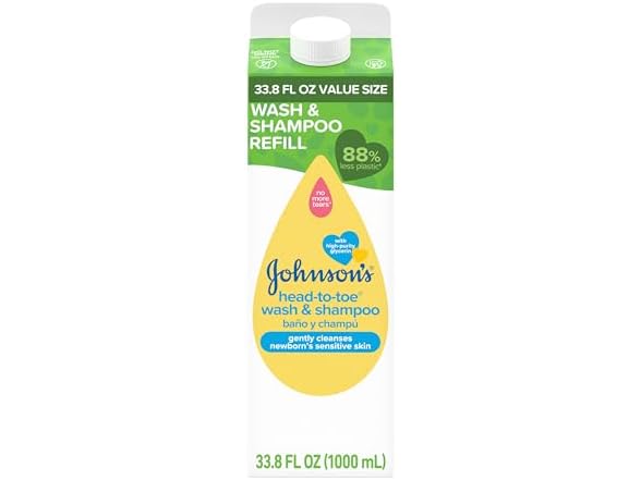 Johnson s Baby Head Toe Gentle Baby Body Wash and