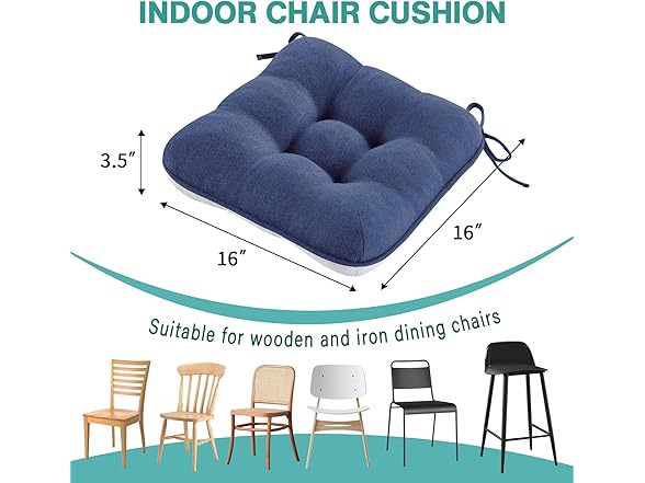 BETU Chair Cushions for Dining Chairs