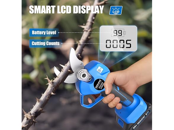 AZZUNO 20V 2-IN-1 Electric Pole Pruning Shears