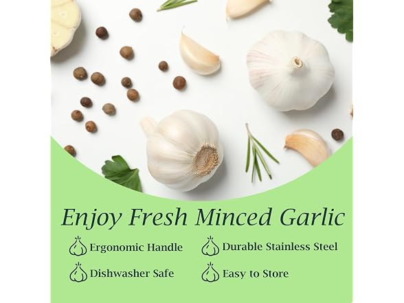 Fox Run Stainless Steel Garlic Rocker Press