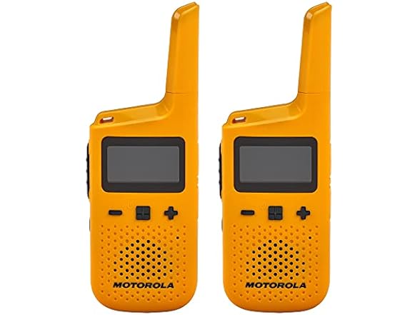 (NEW) 2-PACK Motorola T380 FRS Talkabout 2-Way 25 Mile Radios