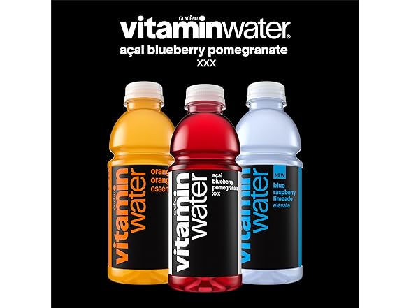 12Pk vitaminwater XXX Aai Blueberry Pomegranate