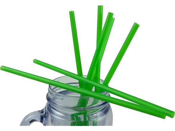 (4,000 ct) Green Smart Products Compostable Green Straws
