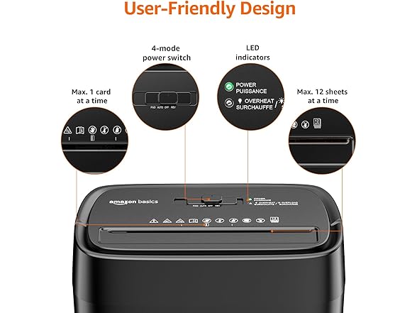 Amazon Basics Cross Cut Shredder