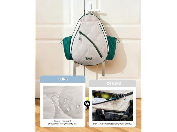 Sucipi Tennis Backpack, Holds 2 Rackets