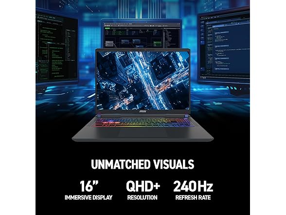 MSI Vector 16 HX AI 16” 144Hz FHD+ Gaming Laptop