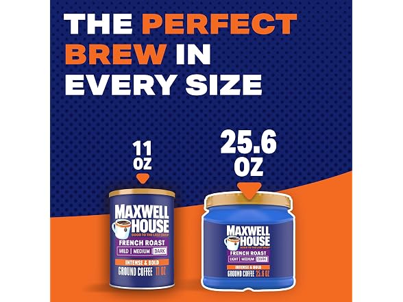 Maxwell House French Roast Dark Roast Ground Coffee