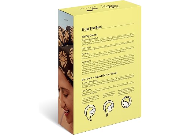 Sun Bum Sun Bum Revitalizing Air Dry Cream and Towel