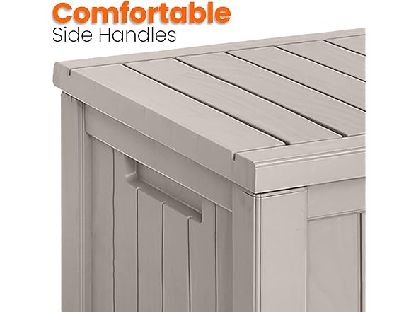 SereneLifeHome 120-Gallon Deck Storage Box 