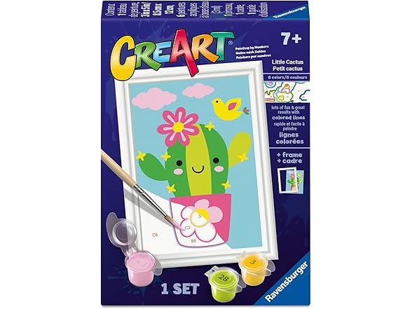 Ravensburger Creart Little Cactus Paint by Numbers
