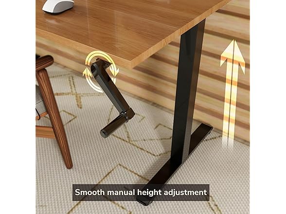 Mount-It! Manual Standing Desk Frame