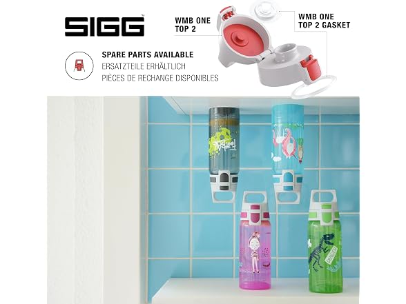 Sigg 16.9 oz Kids Viva Bottle, 12 Speed Race
