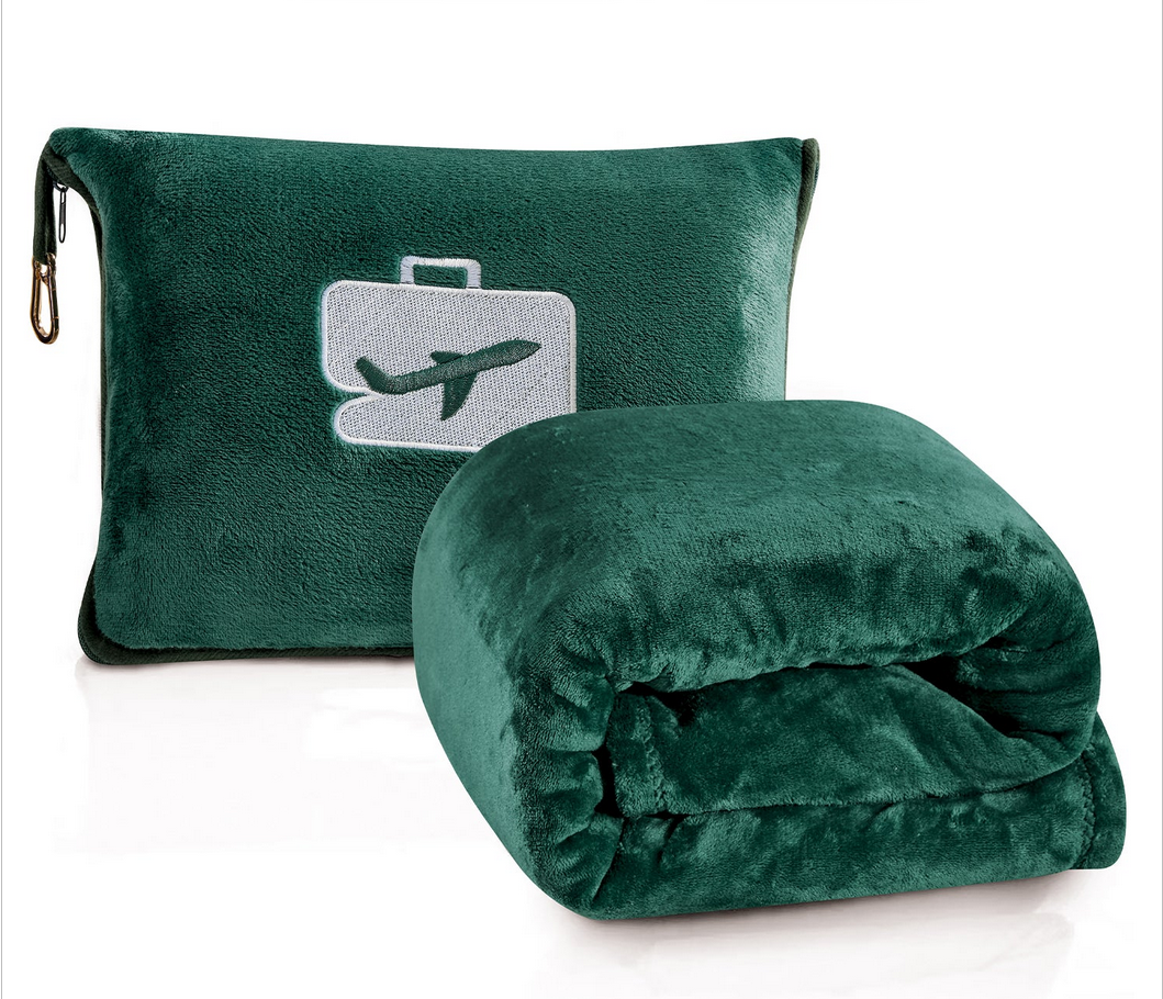 2-in-1 Soft Micro Plush Travel Blanket and Pillow - Gallery 11