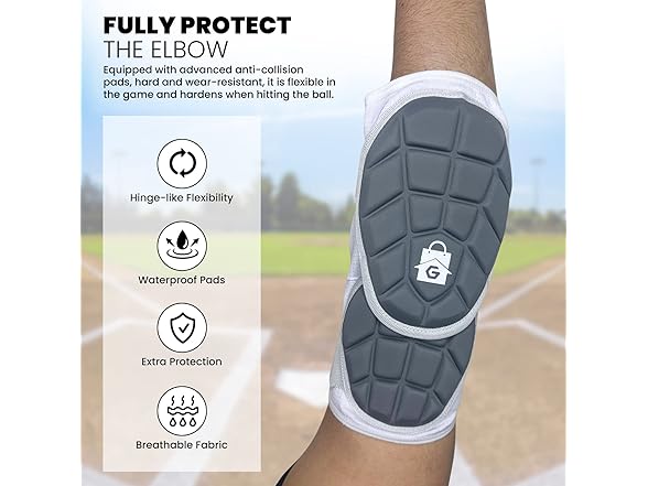 GETORIUM Baseball Batting Elbow Guard Youth