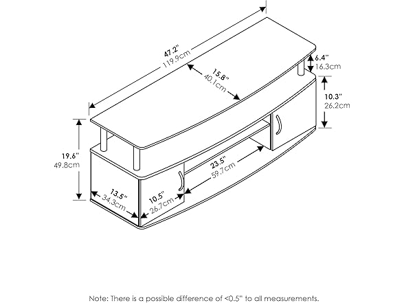 Furinno Jaya Entertainment Center Stand