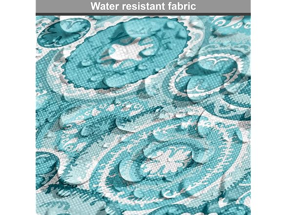 Ambesonne Aqua Fabric by The Yard, (10 Yard Cut)