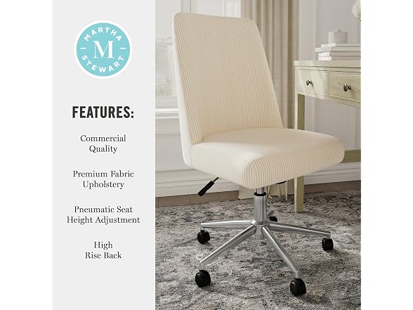Martha Stewart Maeve Swivel Task Chair