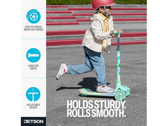 Jetson Twee 3-Wheel Light-Up Kick Scooter, Kids’