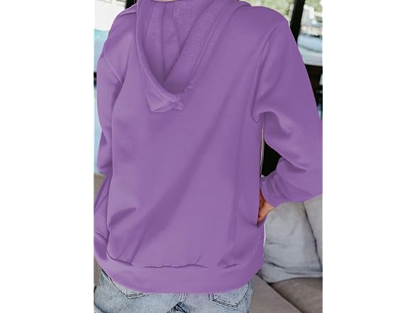 Dokotoo Women (XL) Fall Solid Full Coat A Purple