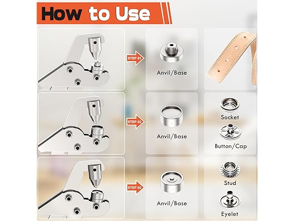 NEU MASTER Snap Fastener Tool