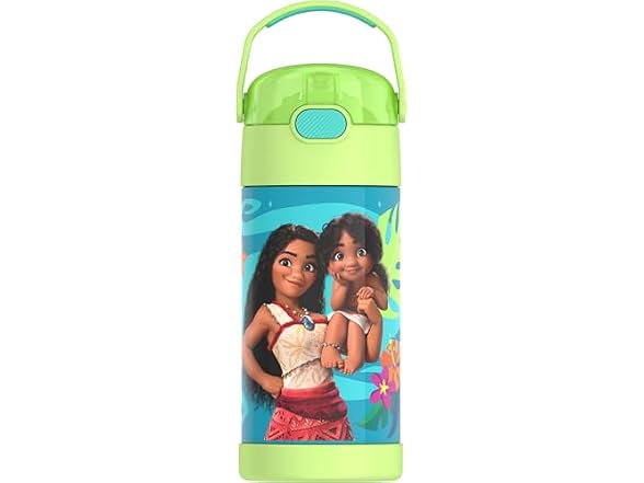 THERMOS Water Bottle with Straw, 12oz, Moana 2