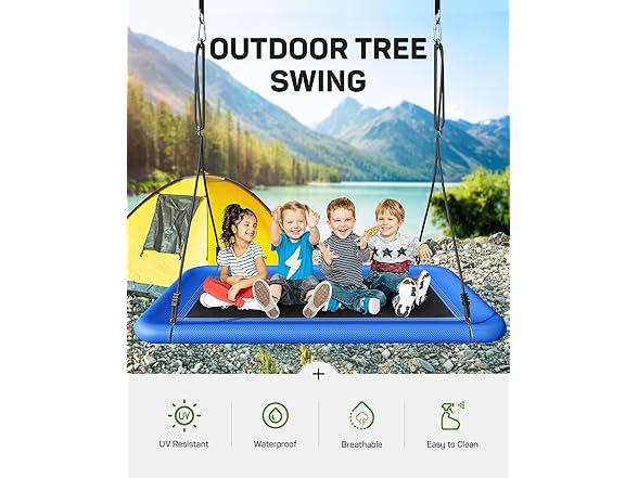 Everyfun 60" Tree Swing for Kids and Adults