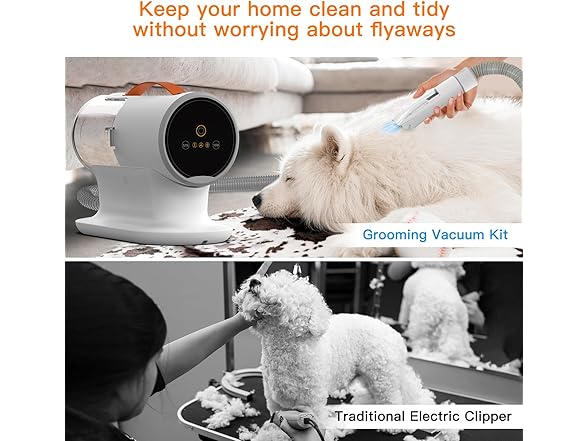 FIXR PG100 FIXR Pet Grooming Vacuum & Dog Hair Vacuum, 1200