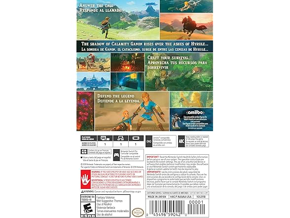 The Legend of Zelda: Breath of the Wild - Nintendo Switch