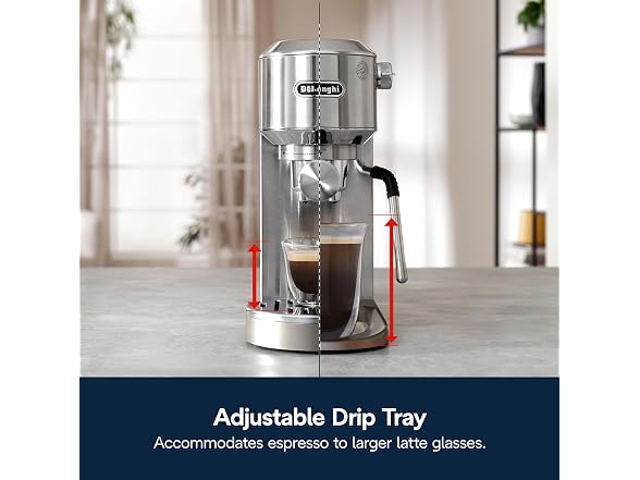 De'Longhi Dedica Duo Compact Espresso Machine Stainless Steel