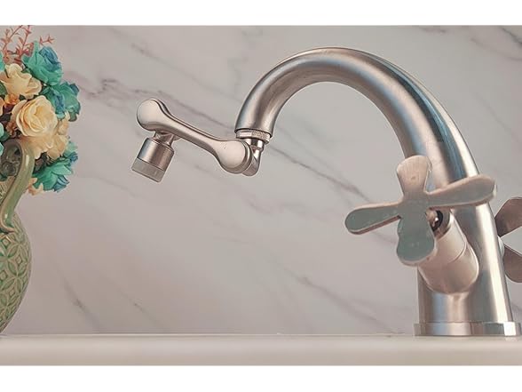 Genpe Brushed Golden Swivel Faucet