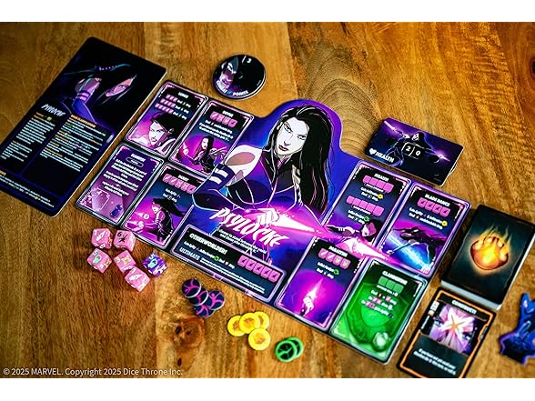 USAOPOLY Marvel X-Men Dice Throne Box 1, 4 Hero Box