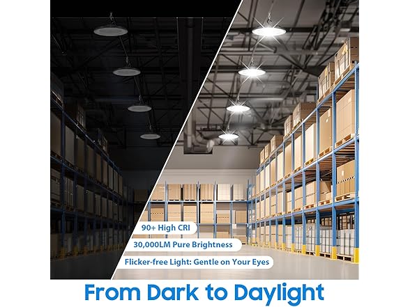 GoBright B0FXWY6D82 13 Inch High Bay Light 6-Pack