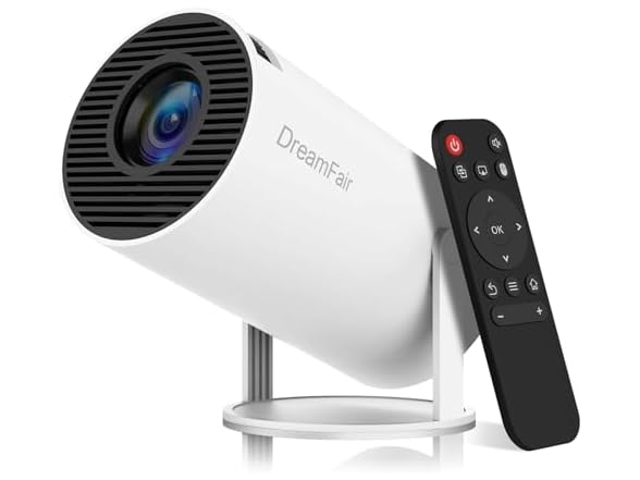 DreamFair Mini Projector, Support 4K 1080P