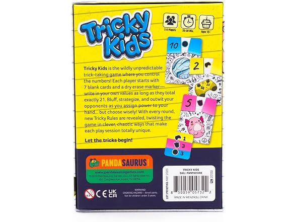 Tricky Kids Card Game