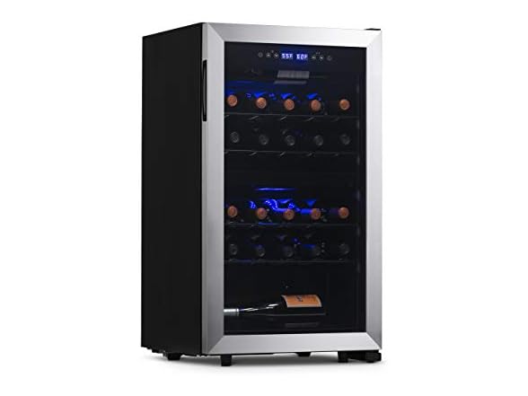 Newair Dual Zone Wine Fridge - 28 Bottles