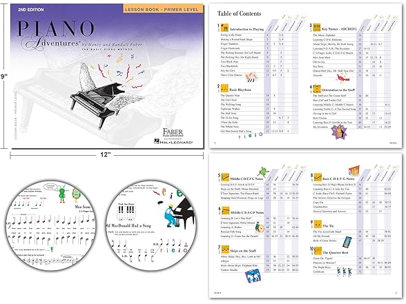 Juliet Music Piano Adventures Primer Level Bundle