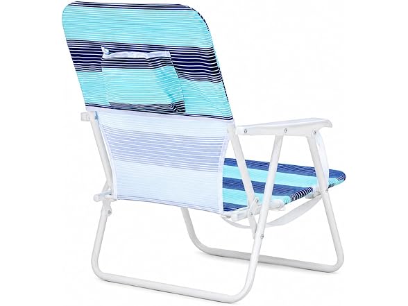 Caribbean Joe Folding Beach Chair, Horizon Stripe