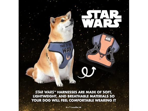 Star Wars for Pets The Mandalorian Dog Harness, L
