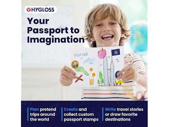 Hygloss Fake Passport Book – Bulk 50 Pack