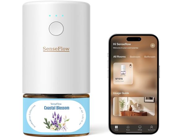 SenseFlow 1 Fl Oz Smart Essential Oil Diffuser