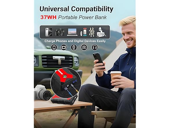 SUCFOCUS Jump Starter | 4000A