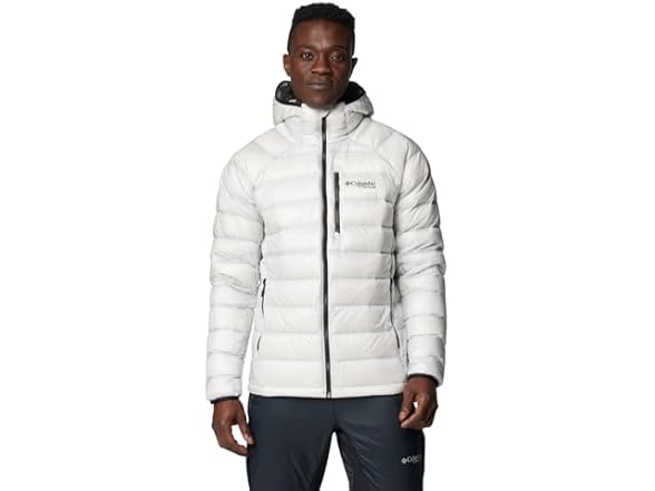 Columbia Men's Arctic Crest Down Hooded Jacket (L)