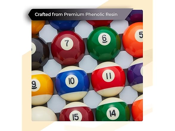 Cue-King Pool Billiard Balls, Grade AA