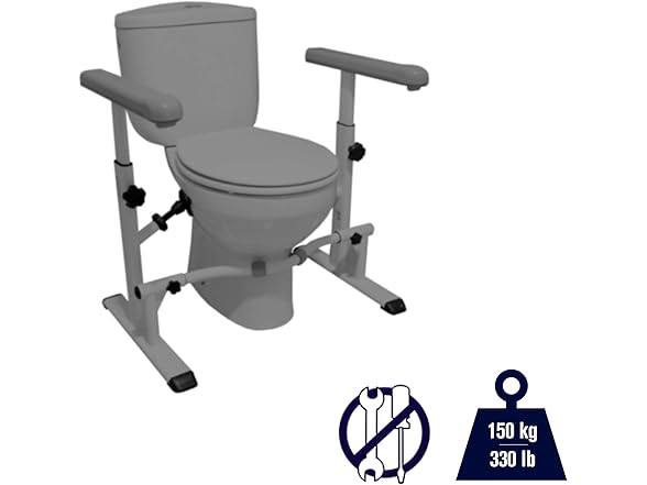 KMINA Toilet Safety Rails