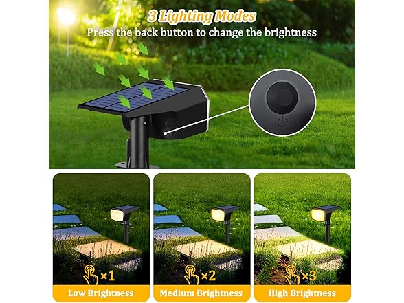 Sucolite 6Pk Solar Spot Light-Warm White