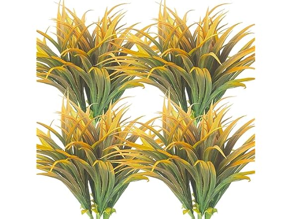 Grunyia 10Pcs Artificial Fall Plants